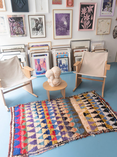 Moroccan vintage blanket - Boucheroite 416