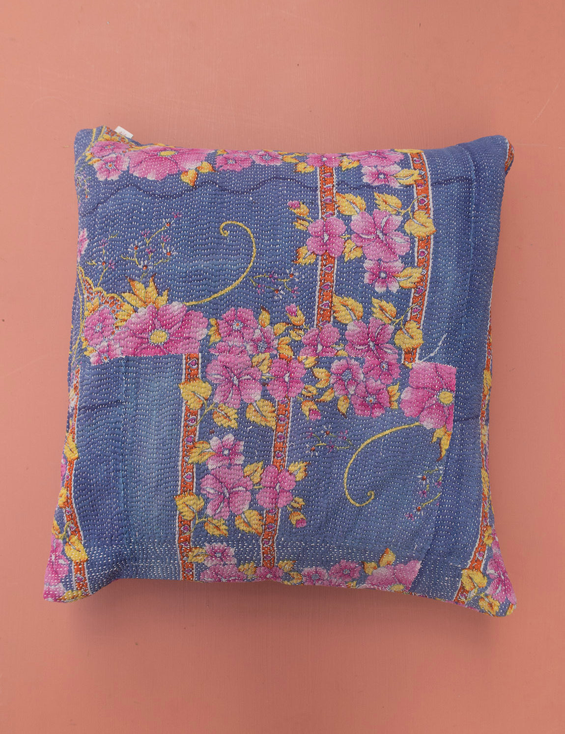 Indian kantha cushion M - 417