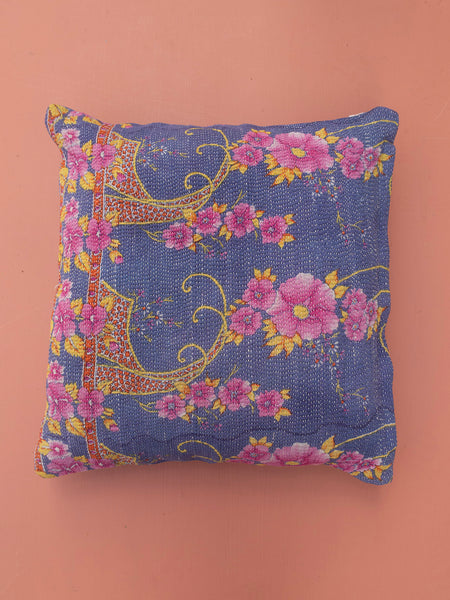 Indisk kantha pude M  - 417