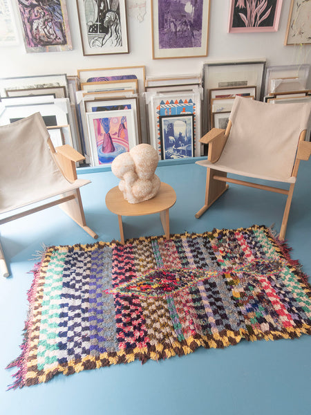 Moroccan vintage blanket - Boucheroite 420