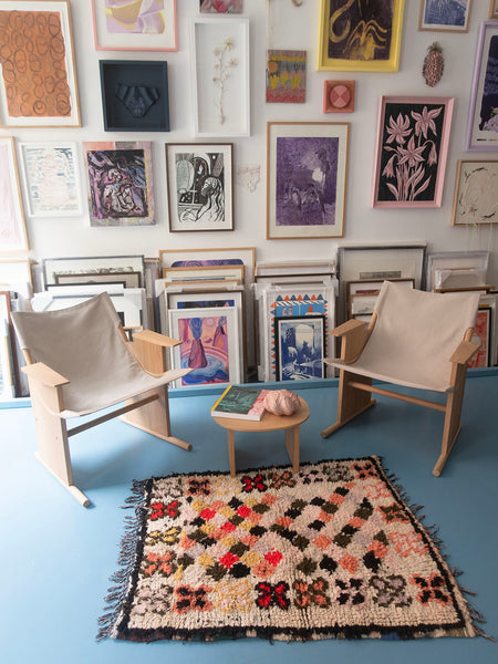 Moroccan vintage blanket - Azilal 422
