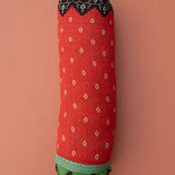 Indian kantha cushion Cylinder - 423