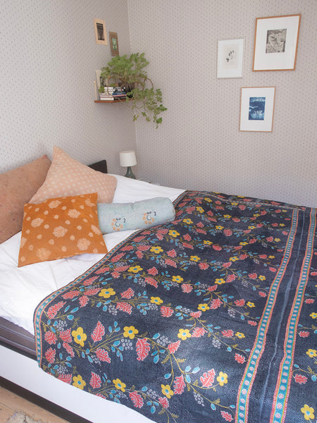 Indian Kantha Bedspread - 409