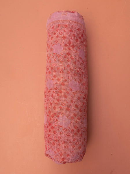 Indian Kantha Pillow Cylinder - 235 Green