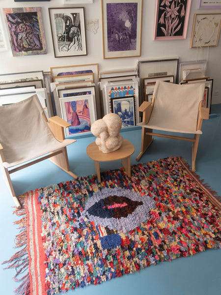 Moroccan vintage blanket - Boucheroite 426