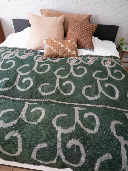 Indian Kantha Bedspread - 410