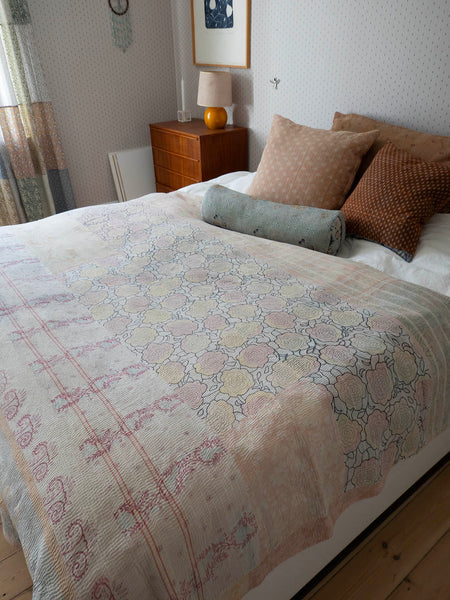 Indian Kantha Bedspread - 410