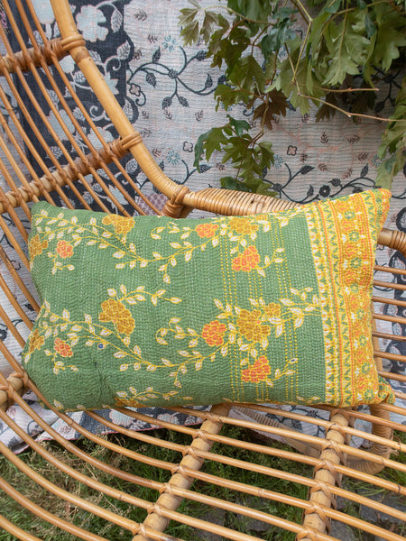 Indisk kantha pude S - 433