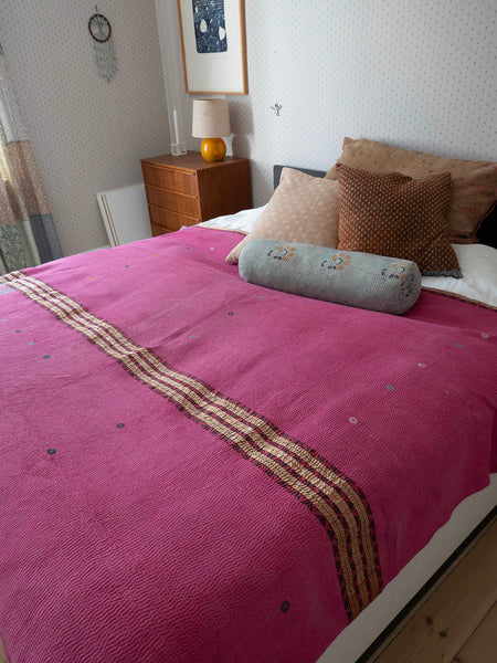 Indian Kantha Bedspread - 410