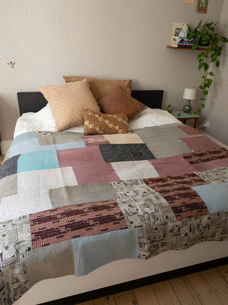 Indian Kantha Bedspread - 410