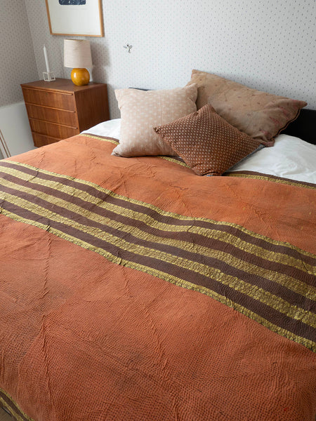 Indian Kantha Bedspread - 410