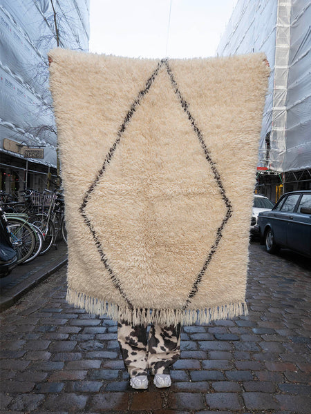 Marokkansk berbertæppe - Beni Ourain 439