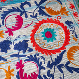 Indisk kantha suzani sengetæppe 43