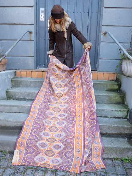 Indisk kantha sengetæppe - 441