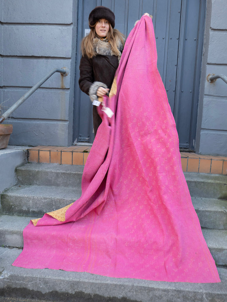 Indisk kantha sengetæppe - 442