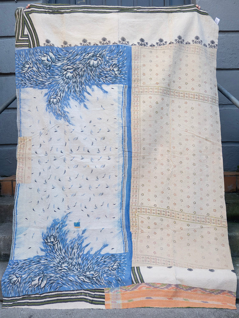 Indisk kantha sengetæppe - 443