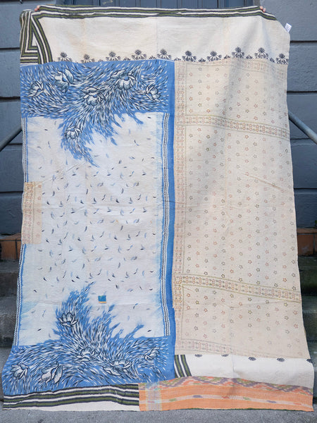 Indisk kantha sengetæppe - 443