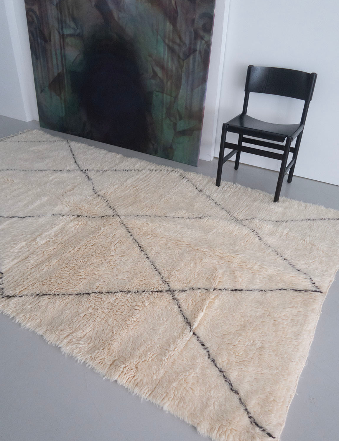 Moroccan Berber Rug - Beni Ourain 444