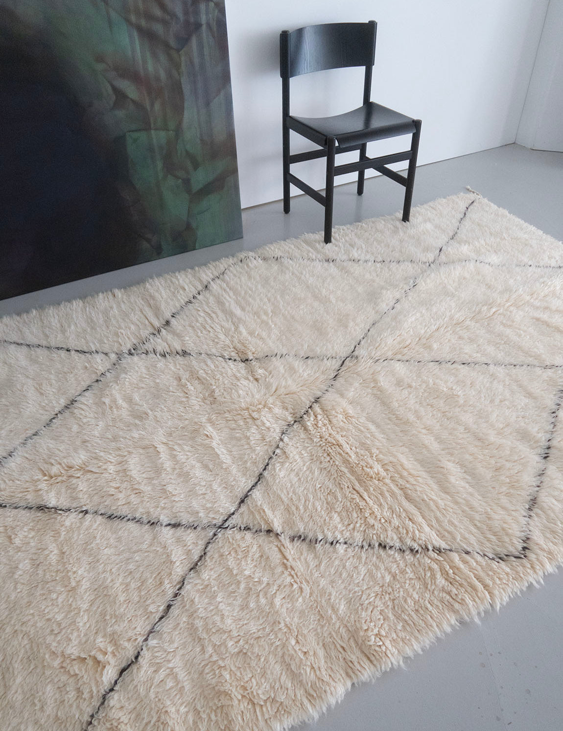 Moroccan Berber Rug - Beni Ourain 444