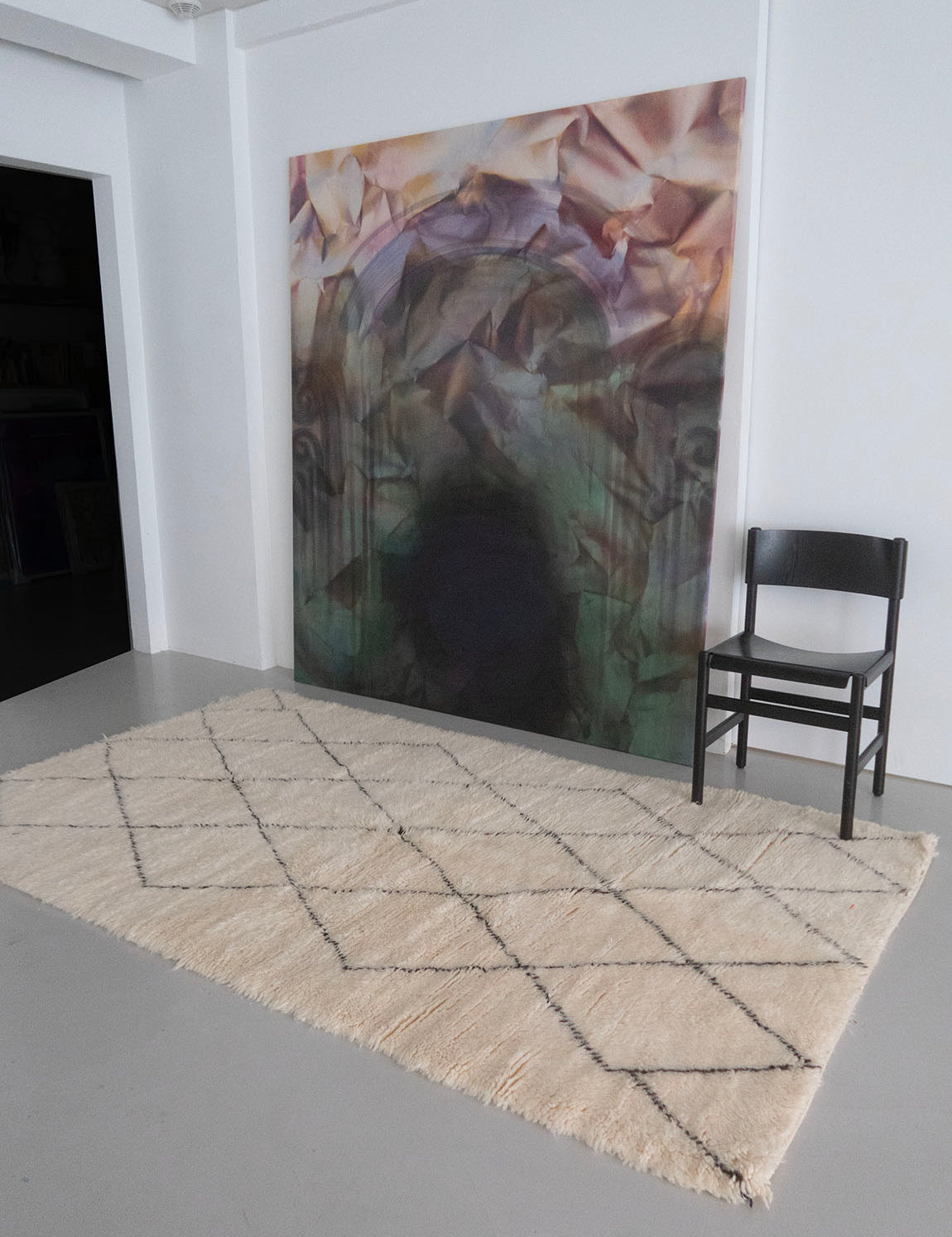 Moroccan Berber Rug - Beni Ourain 445
