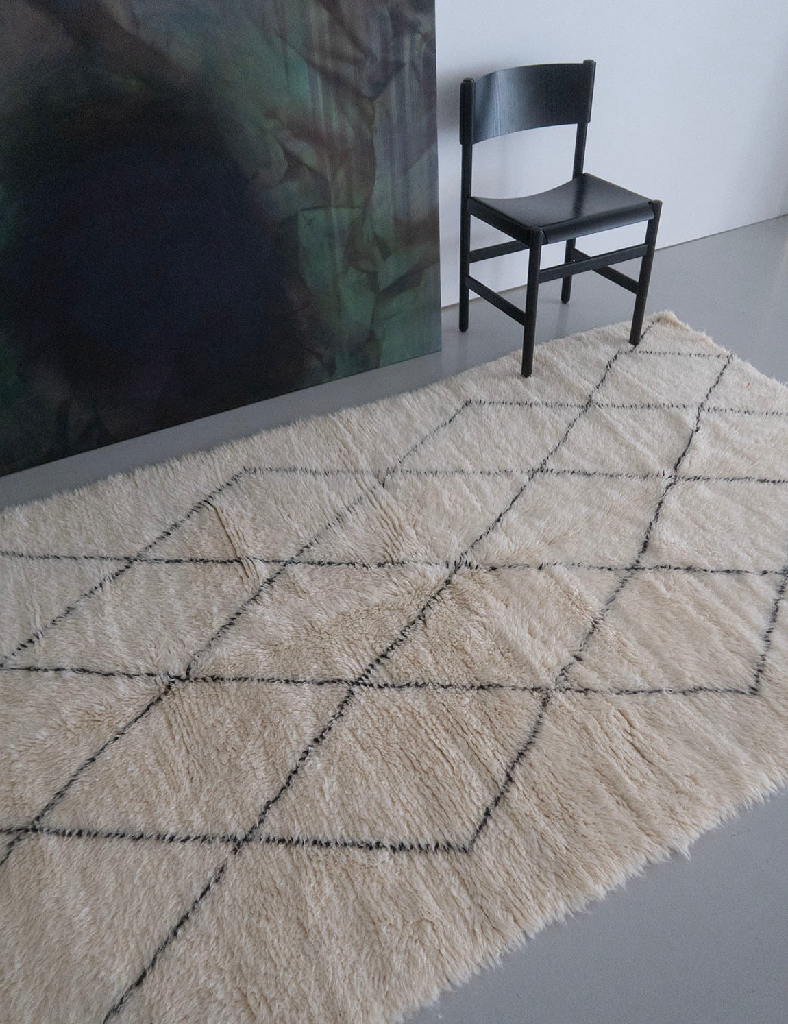 Moroccan Berber Rug - Beni Ourain 445