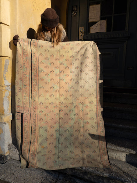 Indisk kantha sengetæppe - 447