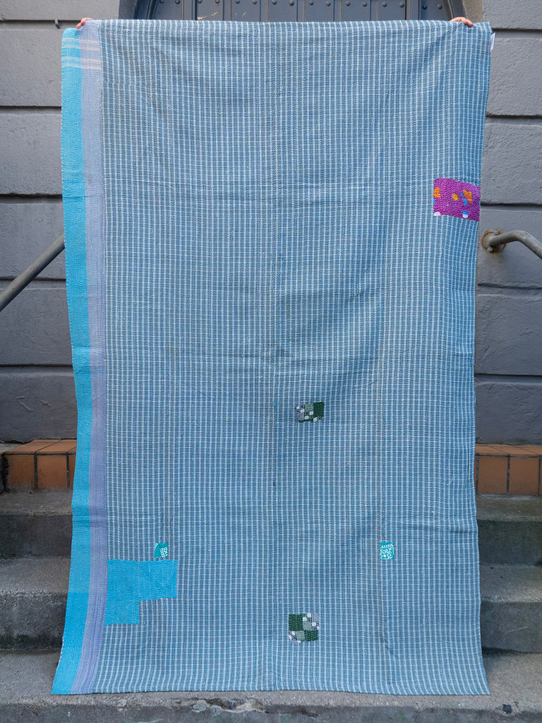 Indisk kantha sengetæppe - 449