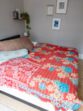 Indian kantha bedspread - 410