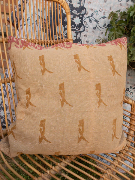 Indisk kantha pude L - 451