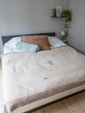 Indian kantha bedspread - 410
