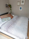 Indian kantha bedspread - 410