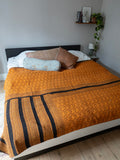 Indian kantha bedspread - 410