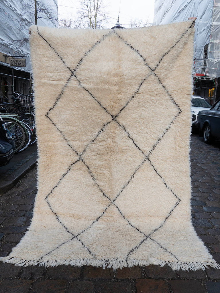 Marokkansk berbertæppe - Beni Ourain 454