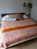 Indian kantha bedspread - 410