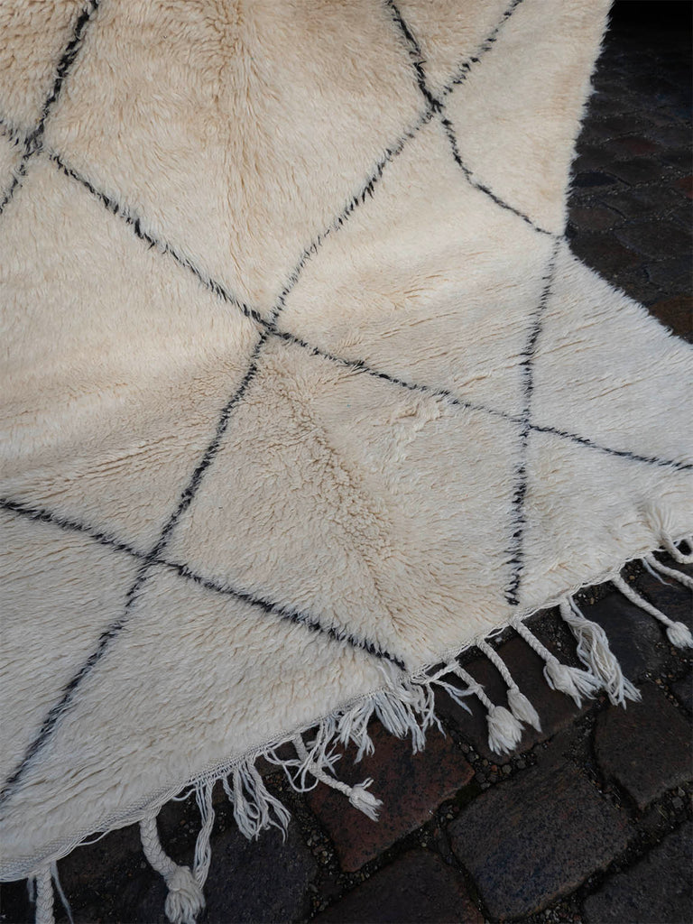 Marokkansk berbertæppe - Beni Ourain 456