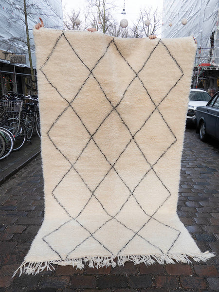 Marokkansk berbertæppe - Beni Ourain 457