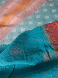 Indian kantha bedspread - 410
