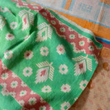 Indian kantha bedspread - 460