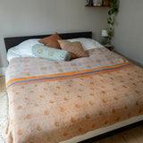 Indian kantha bedspread - 460