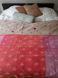 Indian kantha bedspread - 462