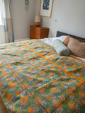 Indian kantha bedspread - 462