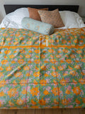 Indian kantha bedspread - 462