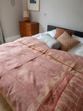 Indian kantha bedspread - 462