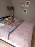 Indian kantha bedspread - 462