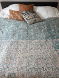 Indian kantha bedspread - 462