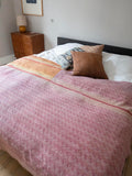 Indian kantha bedspread - 462