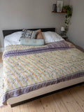 Indian kantha bedspread - 462