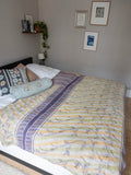 Indian kantha bedspread - 462