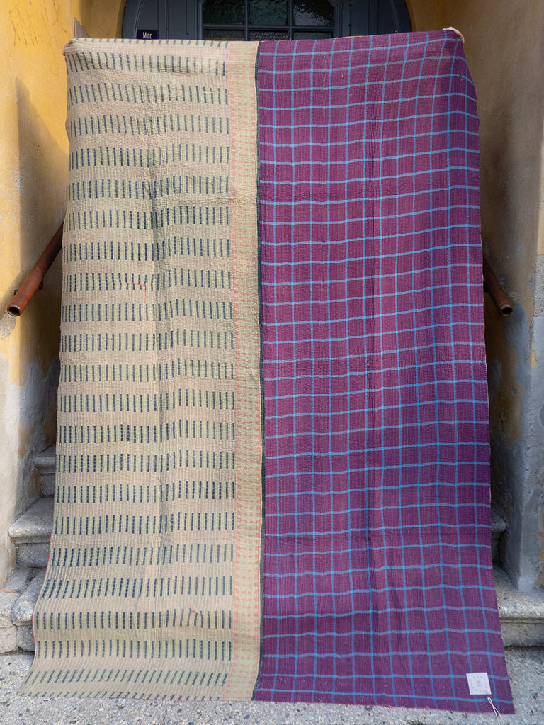 Indisk kantha sengetæppe - 472