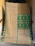 Indian kantha bedspread - 462